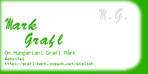 mark grafl business card